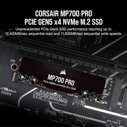 Corsair CSSD-F1000GBMP700PNH MP700 PRO 1TB PCIe Gen5 NVMe SSD