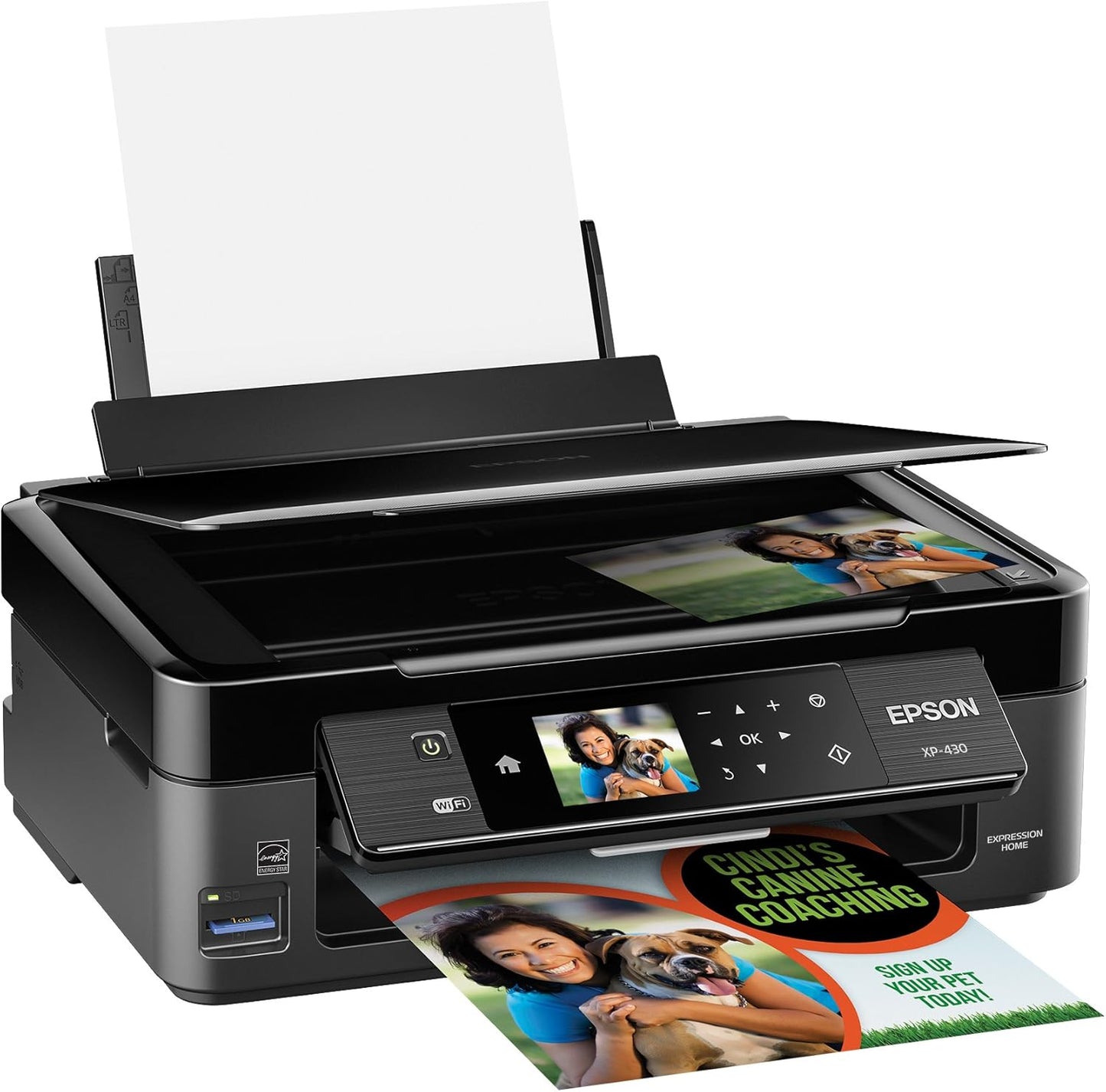 Epson C11CE59201 Expression XP-430 Printer: Wireless, Color, Amazon Dash