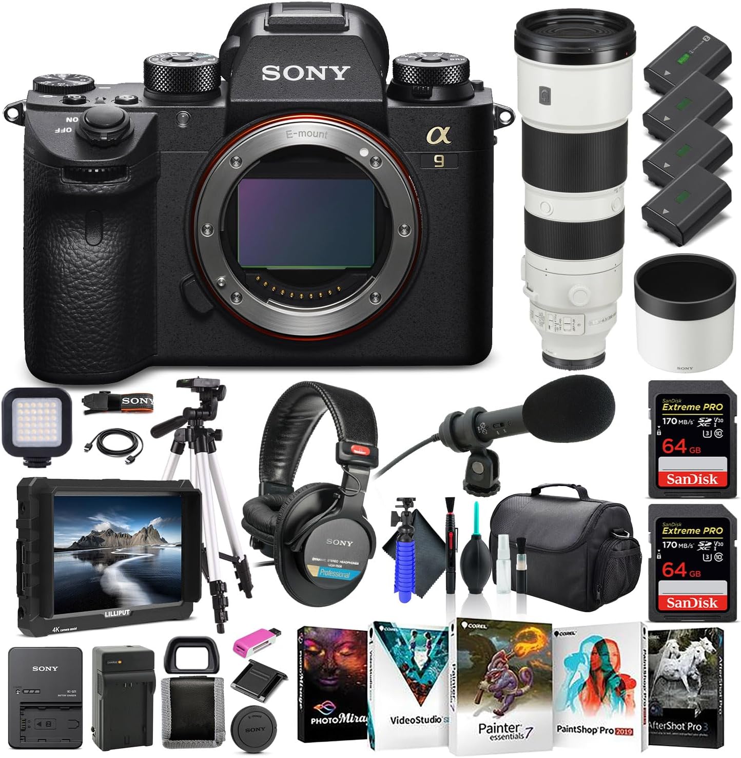 Sony ILCE9M2/B Alpha a9 II Mirrorless Camera Body Bundle