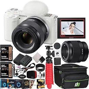 Sony E20SNILCZVE10WX4 Mirrorless Vlog Camera Kit: 50mm Lens — main product image