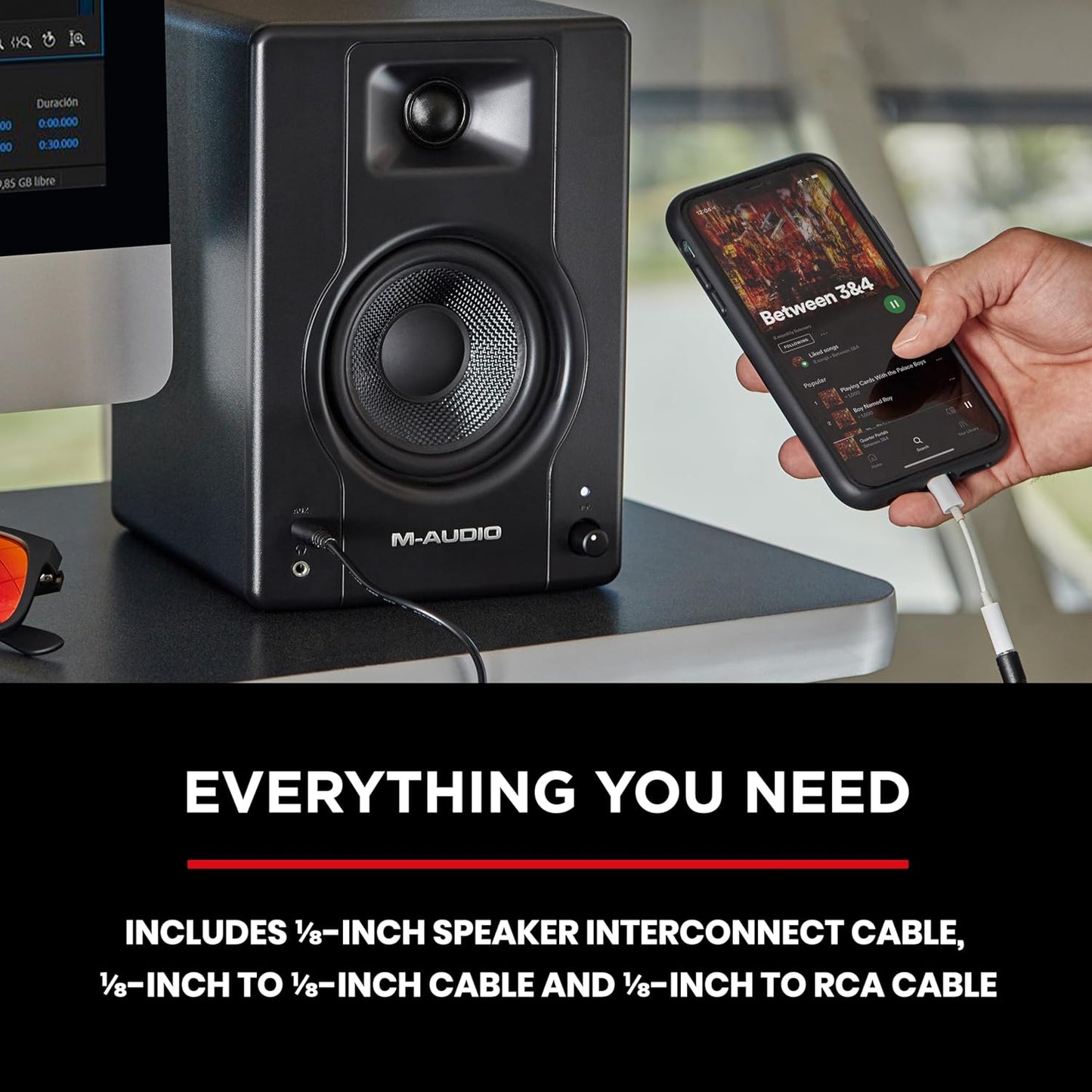 M-Audio BX4 Studio Monitors - 4.5 Inch PC Speakers