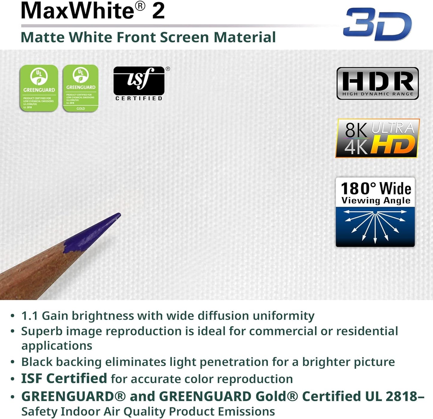 Elite Screens M150UWH2 150-Inch Manual Projector Screen