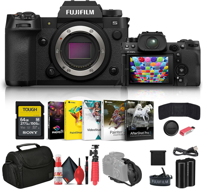 Fujifilm 16756924 X-H2S Mirrorless Camera Bundle — main product image