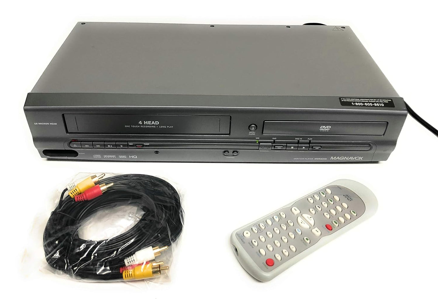 Magnavox VHS DVD CD Combination PLayer MWD2205 DVD/VCR Combo