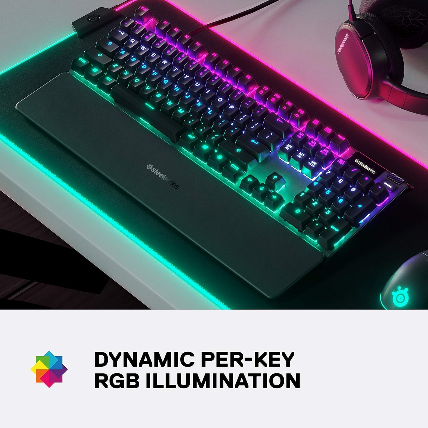 SteelSeries Apex 5 Hybrid Mechanical Gaming Keyboard