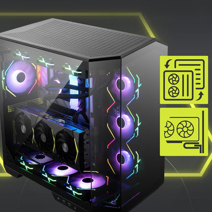 MSI PANO100LPZ MAG PANO 100L PZ Premium Gaming PC Case