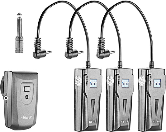 Neewer 90002594 Wireless Studio Flash Trigger 3 Receivers