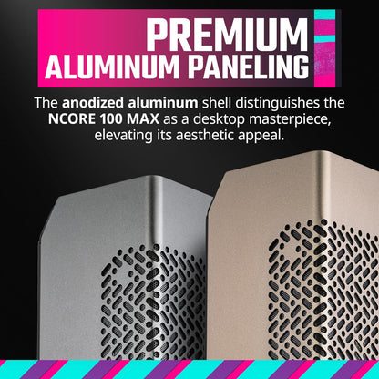 Cooler Master NR100-ZNNN85-SL0 NCORE 100 MAX ITX PC Case - Bronze