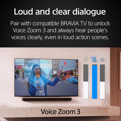 Sony XR70 BRAVIA 7 85-Inch Mini LED QLED 4K TV & BRAVIA Theater Bar 8