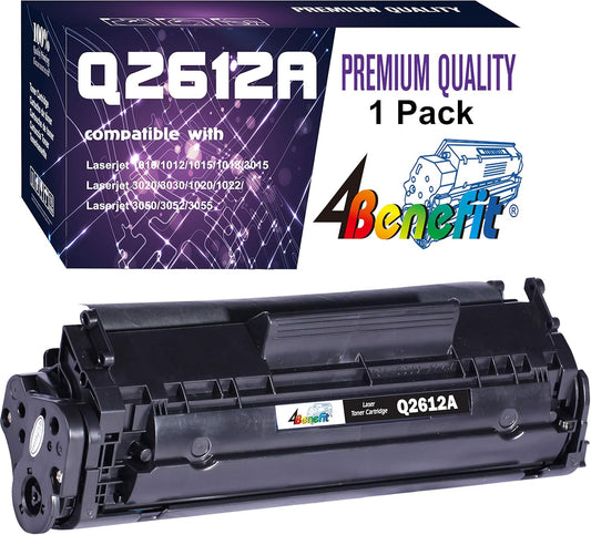 Dell Q2612A Compatible 12A Toner Cartridge - Black