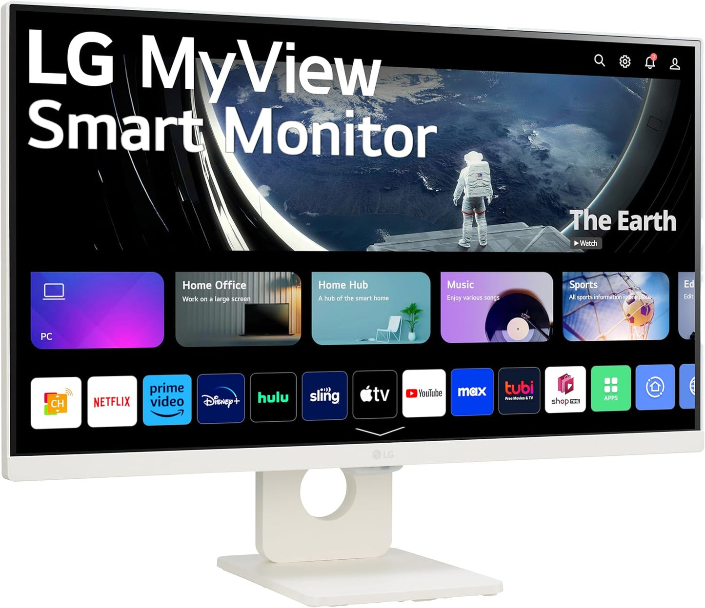 LG 25SR50F-W MyView 25-Inch Smart Monitor