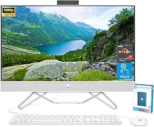 HP 27 All-in-One Ryzen 7 Touchscreen Desktop — main product image
