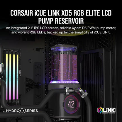 Corsair CX-9040011-WW iCUE LINK XD5 RGB Elite Pump-Reservoir