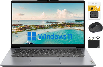 Lenovo 2024 Ideapad Celeron 4GB 256GB 14" Laptop