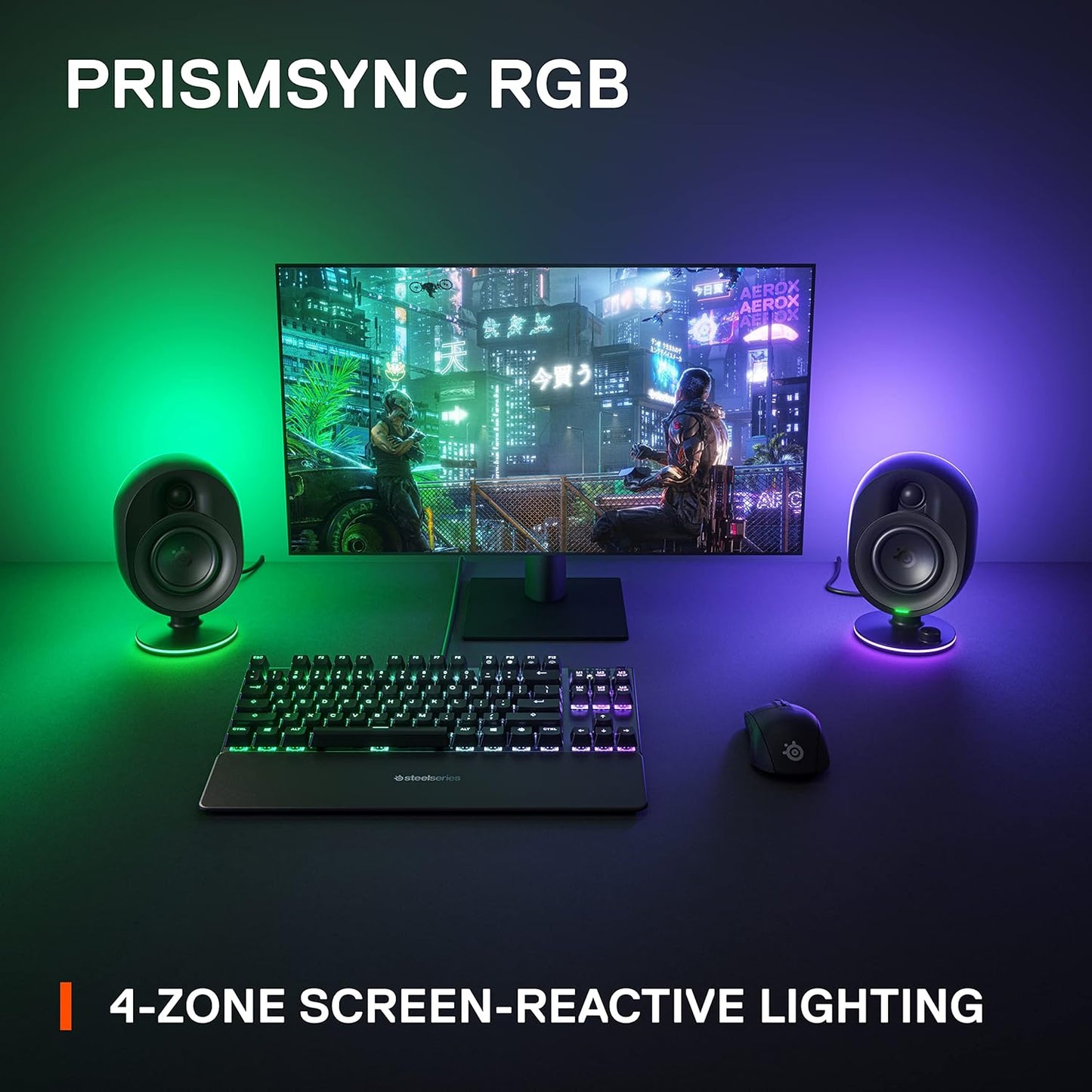 SteelSeries 61541 Arena 7 RGB Gaming Speakers
