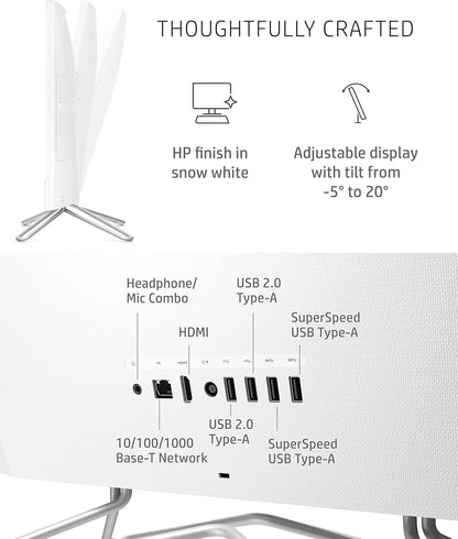 HP 24-df1250 - All-in-One Desktop PC - Intel i3 512GB SSD