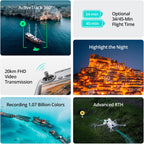 DJI Mini 4 Pro Fly More Combo (DJI RC 2) - Camera Drone with Memory Card