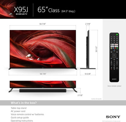 Sony XR65X95J 65" 4K TV with HT-A7000 Soundbar (Used)