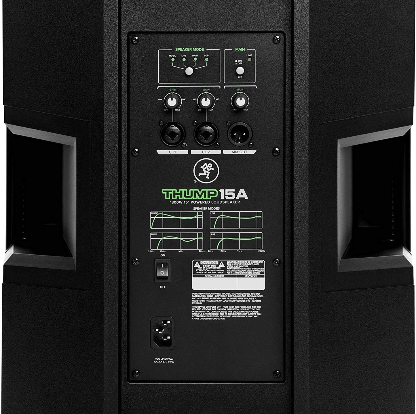 Mackie THUMP15A 1300W 15" Powered Loudspeaker Bundle