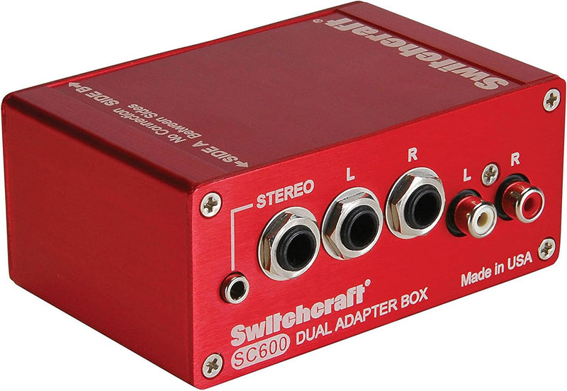 Switchcraft SC600 Dual Adapter Box Audio Splitter — main product image