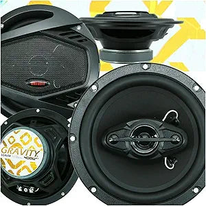 Gravity SGR654 6.5" 4-Way Car Audio Speakers
