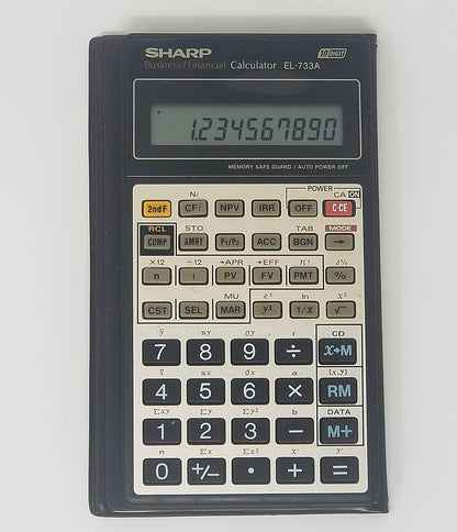 Sharp EL-738C Financial Calculator