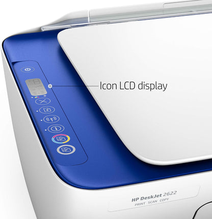 HP 2622-V1N07A DeskJet Wireless All-in-One Printer Renewed