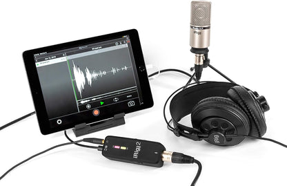IK Multimedia IP-IRIG-PRE2-IN Microphone Preamp Interface