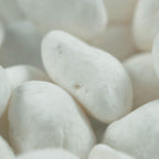 MSI AMZ-LSC-0024 White Tumbled Pebbles - 1-2 Inch, 40 lb. Bag