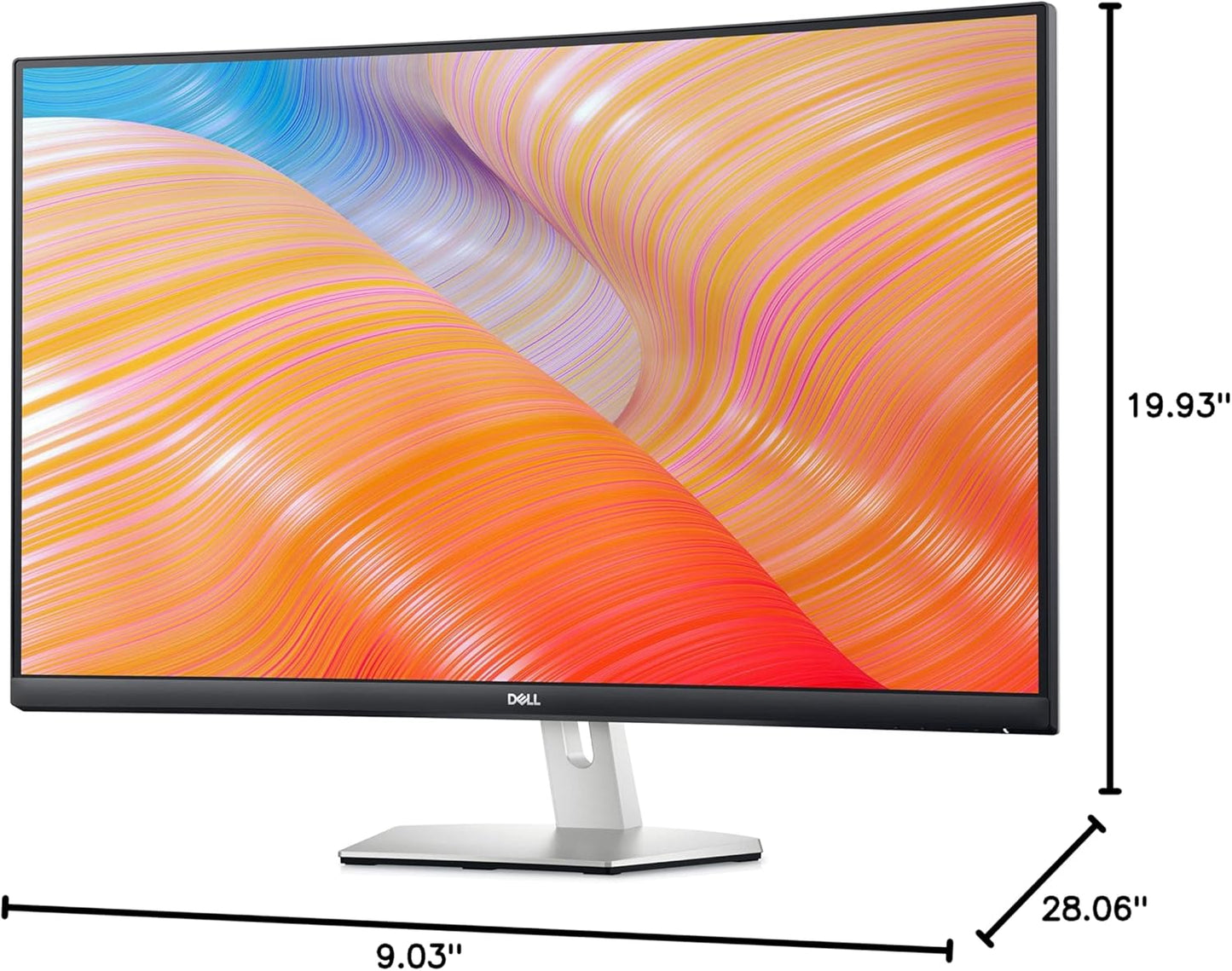 Dell S3222HN 32" FHD Curved Monitor AMD FreeSync