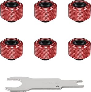 Thermaltake CL-W209-CU00RE-B Pacific Red C-Pro Fitting — main product image