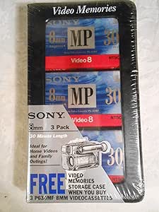 Sony 5274074 Video Memories Case with 8mm Tapes