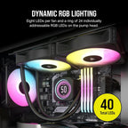 Corsair CW-9060074-WW iCUE H100i Elite LCD XT CPU Cooler