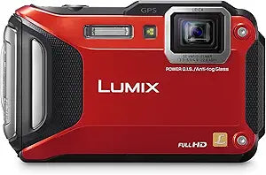 Panasonic DMC-TS6R LUMIX Tough WiFi Adventure Camera Red