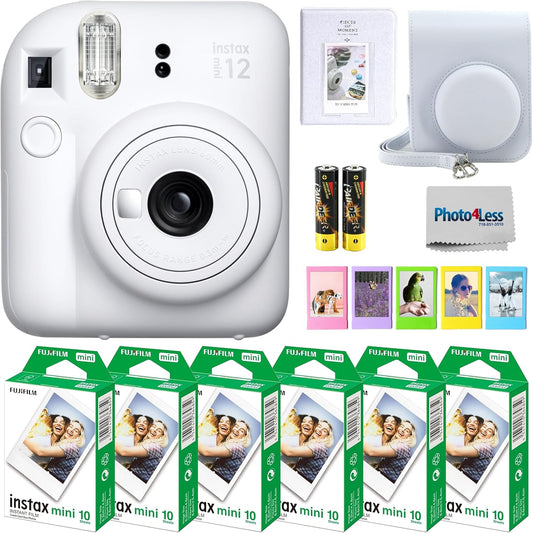 Fujifilm Instax Mini 12 Camera Bundle - Film, Case & Accessories