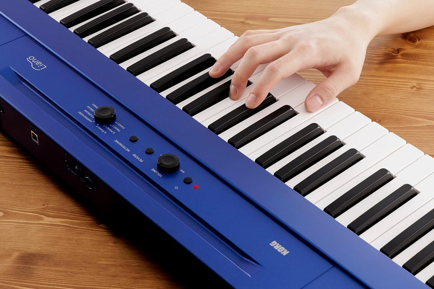 Korg L1MBLUE 88-Key Portable Digital Piano - Blue