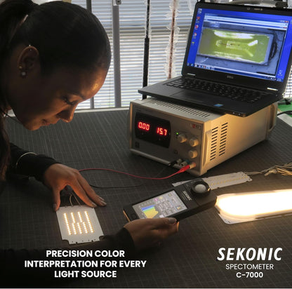 Sekonic C-7000 Spectrometer Spectrum Analyzer Bundle Kit