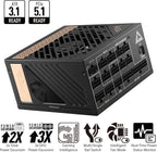 MSI MEGAI1300PPCIE5 1300W ATX 3.0 Gaming Power Supply