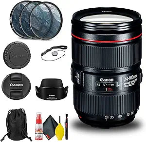 Canon 1380C002 EF 24-105mm f/4L IS II USM Lens Renewed