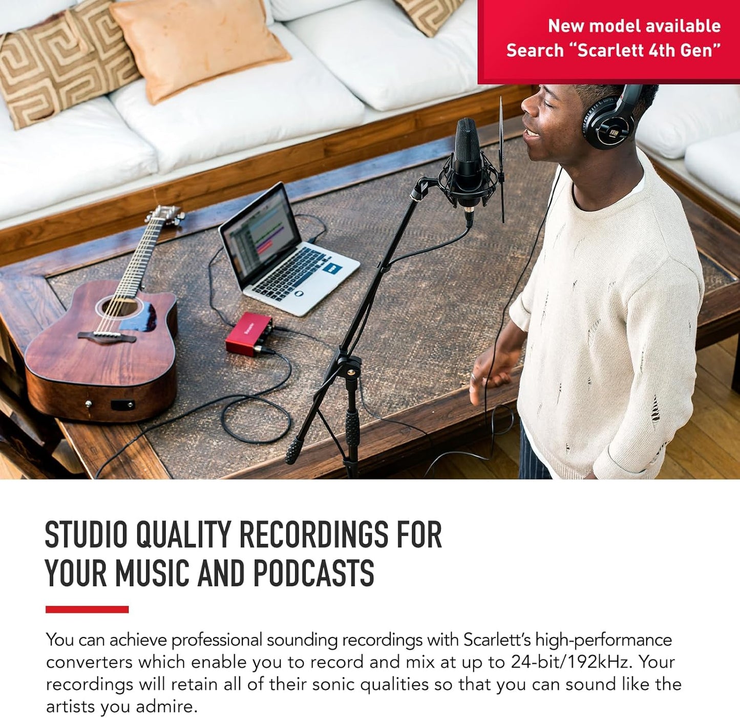 Focusrite Scarlett Solo 3rd Gen USB Audio Interface - Recording Bundle