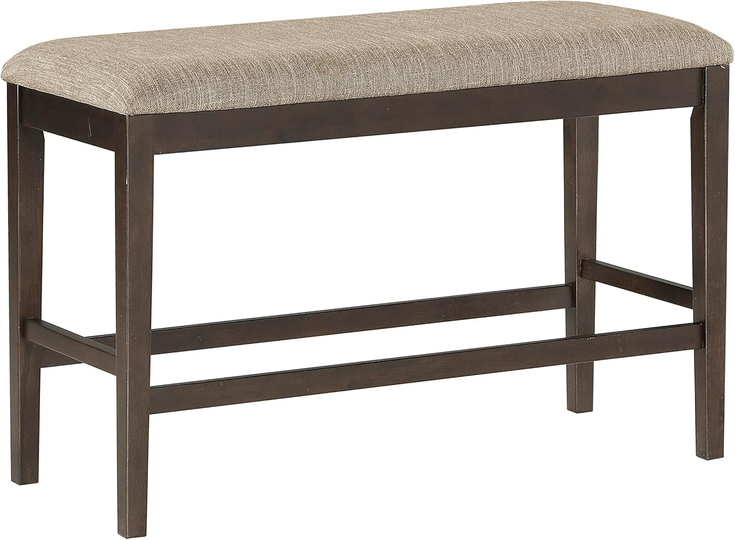 Lexicon 194840177548 Baronscourt Counter Height Bench Brown