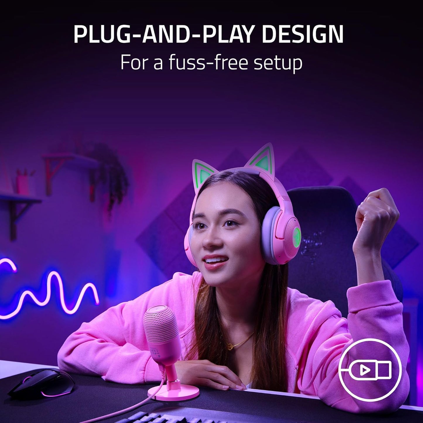 Razer RZ19-05050200-R3U1 Seiren V3 Mini USB Streaming Microphone