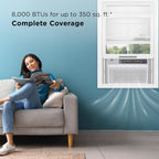 TCL H8W35W 8,000 BTU Smart Window Air Conditioner