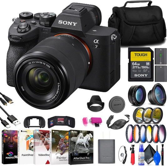 Sony ILCE-7M4K/B a7 IV 28-70mm Lens Bundle Renewed