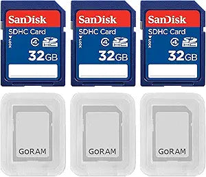 SanDisk SDSDB-032G 32GB SDHC 3-Pack Memory Card Bundle