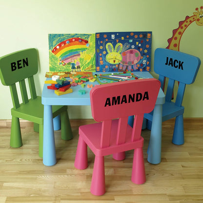 Westcott 15860 LetterCraft 6-Inch Removable Vinyl Letters - Black