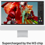 Apple M3 iMac 24-inch Retina Display 256GB SSD Silver