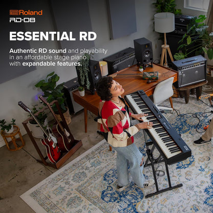 Roland RD-08 88-Key Stage Piano Weighted Action Keyboard