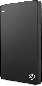 Seagate STDR2000100 Backup Plus Slim 2TB External Hard Drive - Black