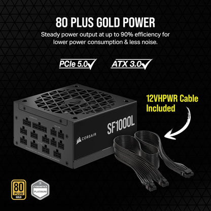 Corsair SF1000L 1000W SFX ATX 3.0 Power Supply